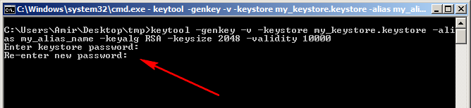 Keystore Password