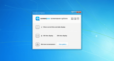 Screenshot of the application Hight Fly Screensaver - #2