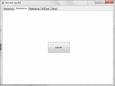 Screenshot of the application Aircrack-ng - #3