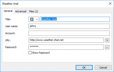 Screenshot of the application Password Manager XP - #2