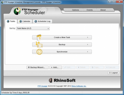 Screenshot of the application FTP Voyager - #5