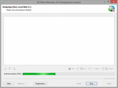 Screenshot of the application RS Photo Recovery - #2