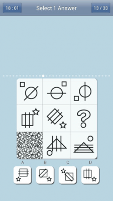 Screenshot of the application IQ test for free - #2