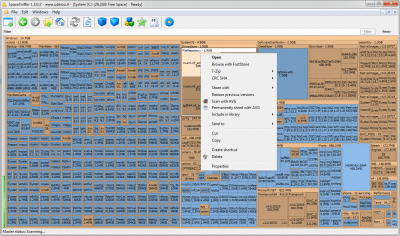 Screenshot of the application SpaceSniffer - #2
