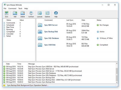 Screenshot of the application SyncBreeze - #2