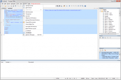 Screenshot of the application Twistpad - #2