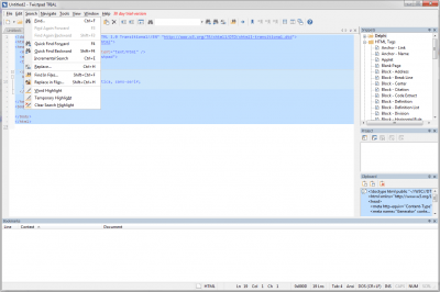 Screenshot of the application Twistpad - #3