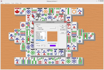 Screenshot of the application Mahjong Solitaire-7 - #4