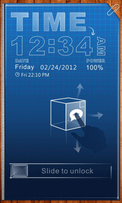 Screenshot of the application SketchX GO Locker theme - #2