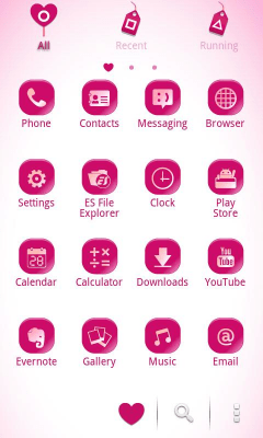 Screenshot of the application GLovelight GO Holistic Theme - #3