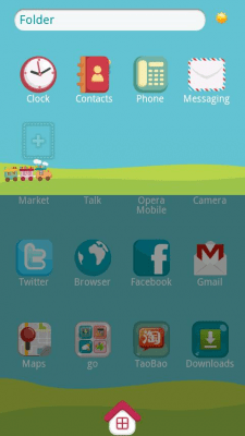 Screenshot of the application Mini.Trai Theme GO Launcher Ex - #5