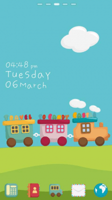 Screenshot of the application Mini.Trai Theme GO Launcher Ex - #7