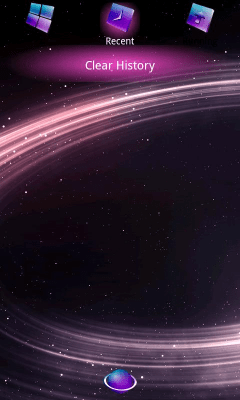 Screenshot of the application Starry Light Theme GO Launcher - #2