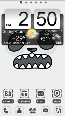 Screenshot of the application Guaiwu Theme GO Launcher EX - #3