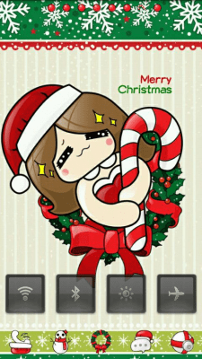 Screenshot of the application Happyxmas Theme GO Launcher EX - #2