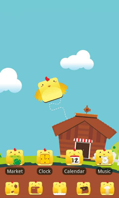 Screenshot of the application K-CHICK Theme GO Launcher EX - #2