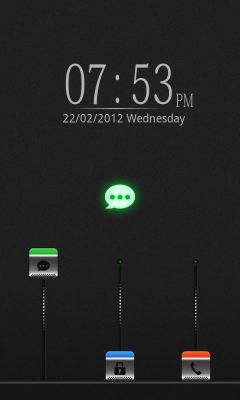 Screenshot of the application Lighter Theme GO Locker - #2
