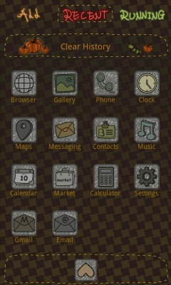 Screenshot of the application Trick Theme GO Launcher EX - #4