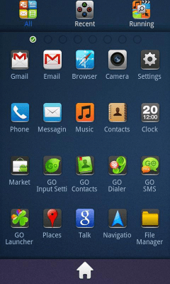 Screenshot of the application UR Theme GO Launcher EX - #2