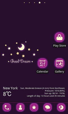 Screenshot of the application GD GO LauncherEX Theme - #2