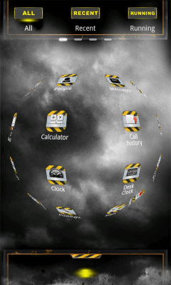 Screenshot of the application DIRT Theme GO Launcher EX - #5
