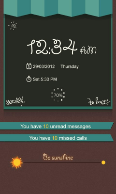 Screenshot of the application Bss GO Locker Theme - #2