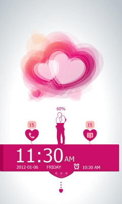 Screenshot of the application Lovelight Theme GO Locker - #2