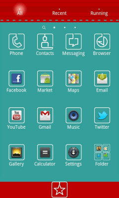 Screenshot of the application S Christmas Theme GO Launcher - #2