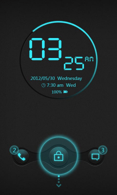 Screenshot of the application Cyrix GO LauncherEX Theme - #2