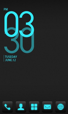 Screenshot of the application Cyrix GO LauncherEX Theme - #7