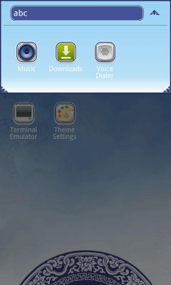 Screenshot of the application Porcelain Theme GO Launcher EX - #5