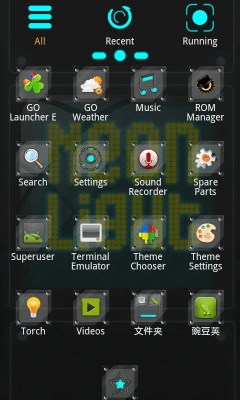 Screenshot of the application Neonlight Theme GO Launcher EX - #8