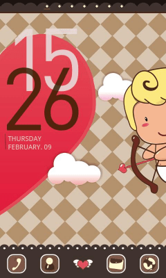 Screenshot of the application LoveCupidB Theme GO LauncherEX - #2