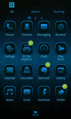 Screenshot of the application Lattice GO Locker Theme - #5