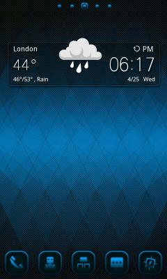 Screenshot of the application Lattice GO LauncherEX Theme - #6