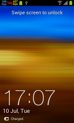 Screenshot of the application Countdown in Status Bar - #7