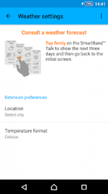 Screenshot of the application Weather Widget - Smart Extras - #3