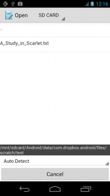 Screenshot of the application Jota+ Box Connector - #2