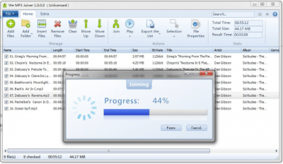 Screenshot of the application We MP3 Joiner - #2