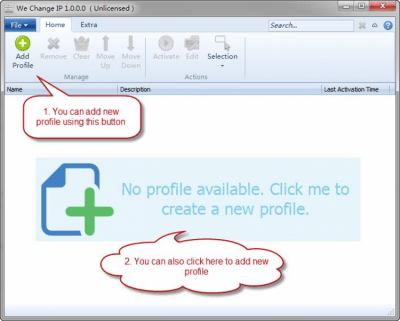Screenshot of the application We Change IP - #2