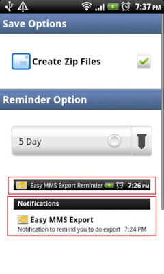 Screenshot of the application Easy export of MMCs - #3