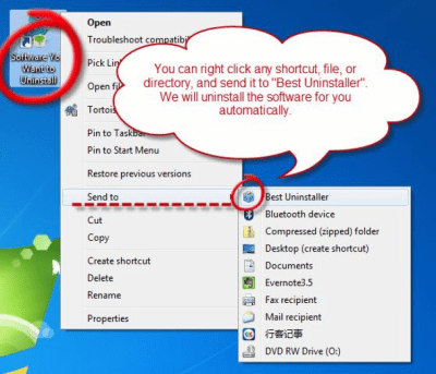 Screenshot of the application Best Uninstaller - #2