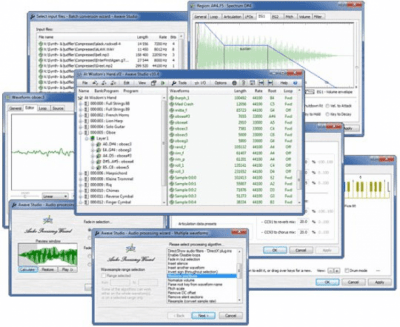Screenshot of the application Awave Studio - #2