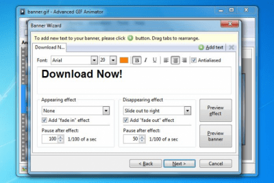Screenshot of the application Advanced GIF Animator - #4