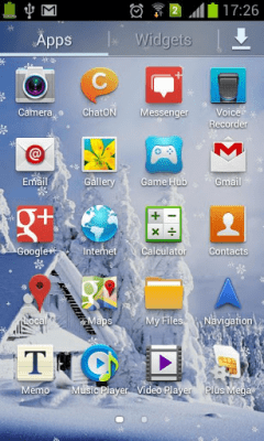 Screenshot of the application Falling snowflakes - Live wallpaper - #3