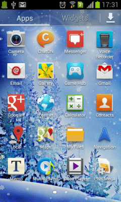 Screenshot of the application Winter live wallpaper for free - #3