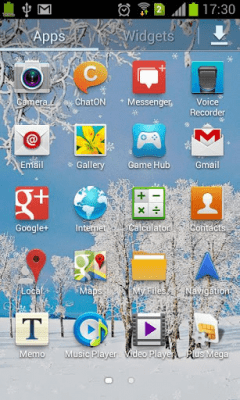 Screenshot of the application Snow Live Wallpaper - #3