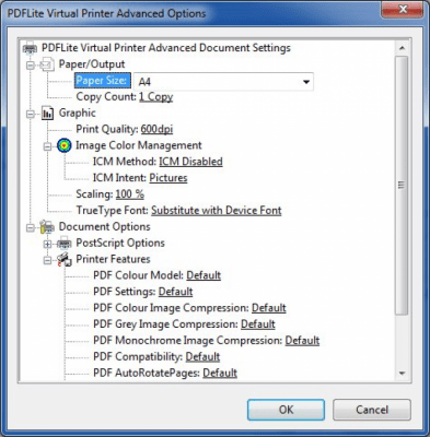 Screenshot of the application PDFlite - #2
