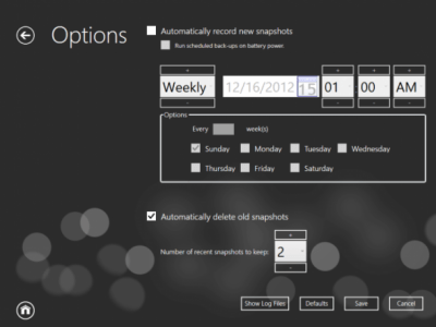 Screenshot of the application RecImg Manager - #4