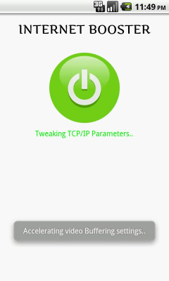 Screenshot of the application Internet Booster - #2